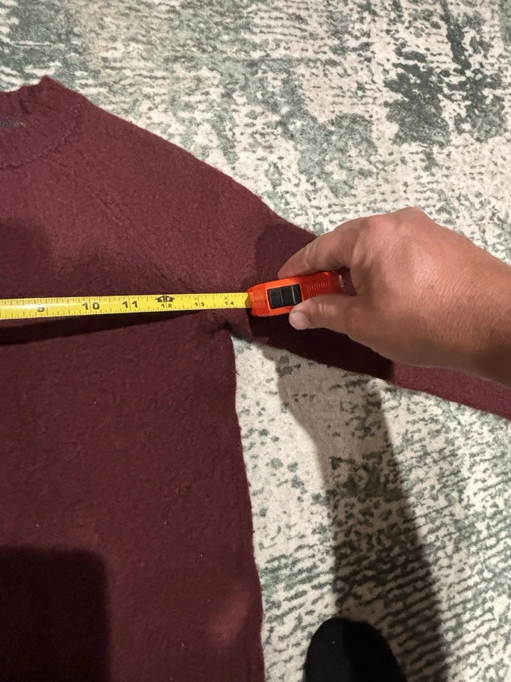 Suéter de lana para niños Banan Republic talla grande borgoña  Foto 4 de 4