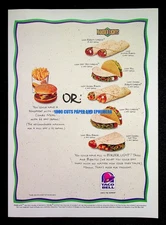Taco Bell Burritos 1995 Restaurant  Trade Print Magazine Ad Poster ADVERT