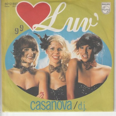 Luv    Casanova   D.J.   Philips 6012 897 -   1979   deutsche 7 -Single