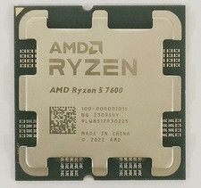 AMD Ryzen 5 7600 R5 7600 AM5 CPU Processor 6-Core 12T 3.8 GHz 65W 32MB Desktop