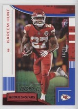 2018 Panini Rookies & Stars Red & Blue 10/25 Kareem Hunt #42 2qw