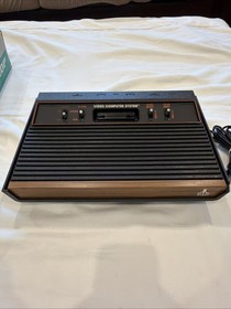 Atari 2600 System Bundle Console 26 Games 2 Joystick Paddles OEM Power WORKS!