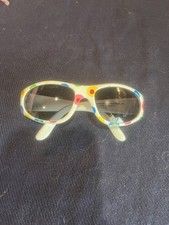 Kids Size Girls Classic Wrap Rounded Circle Pattern Sunglasses