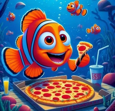 Finding Nemo Diamond Art/Malerei 40x40 Rundbohrer