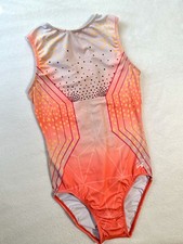 Suni Lee GK Elite LEOTARD Gymnastics GEOMETRIC Tank SEQUIN Bling NCAA Size: AL