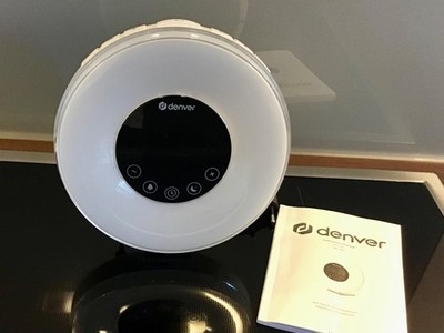DENVER CRL 340 Radiowecker Lichtsimulation Dual Alarm Sonnenaufgang Ladefunktion