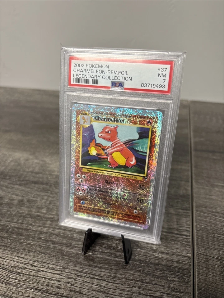 2002 Pokémon Charmeleon 37/110 Legendary Collection Reverse Foil Psa 7 - Image 2 of 4