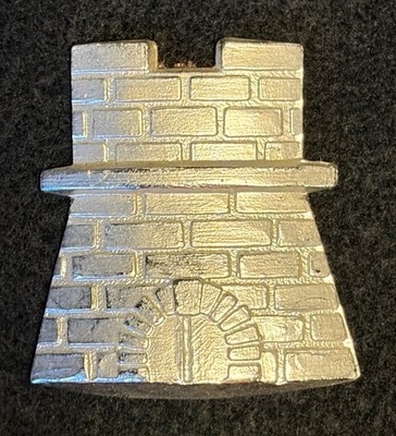 Armed Forces of Malta Revenue Security Corps Weißmetall WO 2. Klasse Abzeichen