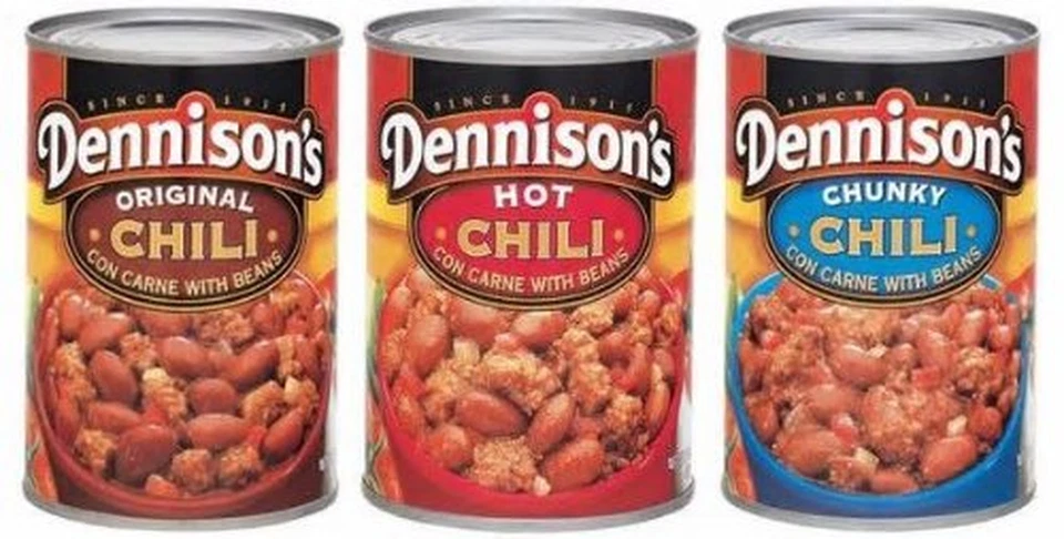 Paquete de carne de chile Dennisons de lujo con 2 latas cada una de Dennisons Origi Foto 3 de 4