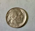 1913 D Type 1 Buffalo Nickel nice coin light circulated full Horn sharp