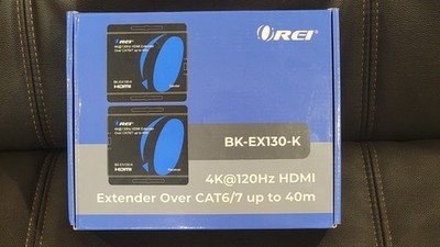 HDMI Over Ethernet Extender CAT6/7 up to 40m/130ft 4K 120 Hz