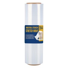 Industrial Stretch Film Wrap 18" x 1000 FT x 80 1 Roll - 18 x 1000ft x 80