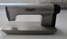 Vtg PFAFF Industrial Sewing Machine Cast Iron Paper Weight Pattern Presse Papier