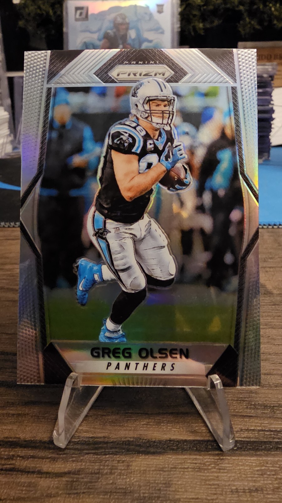 2017 Panini Prizm Greg Olsen #73 Silver Prizm Carolina Panthers 🔥🔥🔥