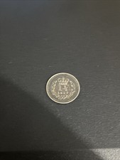 Sterling Silver 925 Three Halfpenny Coin From Britain 1843 XF Condition