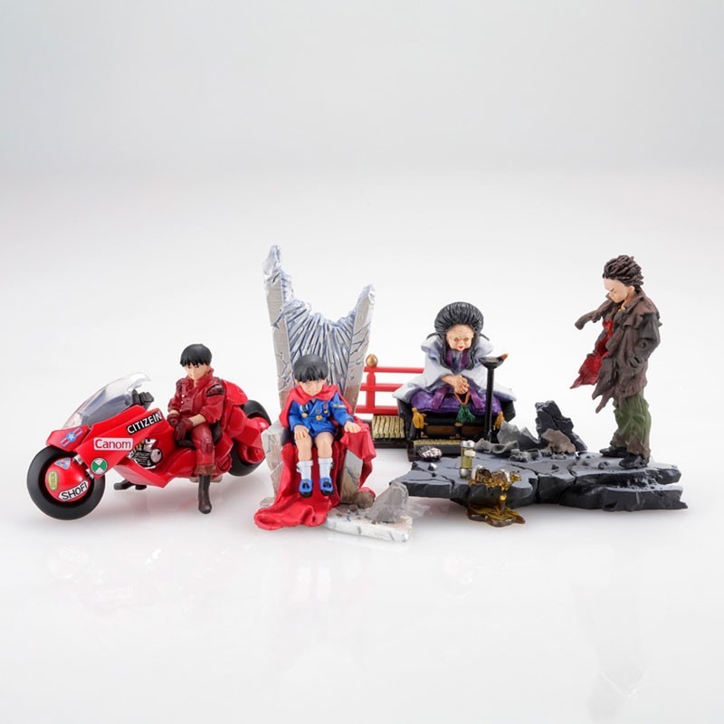 Kaiyodo miniQ AKIRA PART.3 Figure 6 set BOX Kaneda Miyako Tetsuo