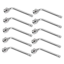 Clamp-in Brass Tire Valve Stem, 10 Pack TR545D 60  Curved Valve Stem