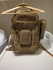 ​TBG Day Pack Diaper Bag Backpack Coyote Brown Wipes Dump Pouch Daddy Patches