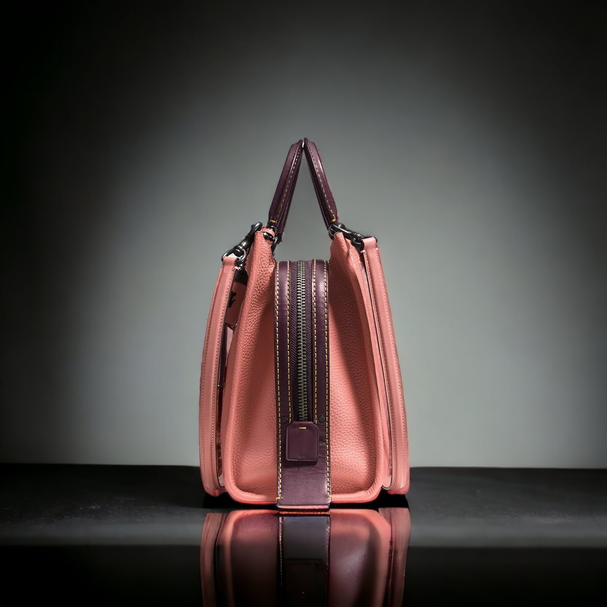 Coach 1941 Rogue Shoulder Bag Melon Glovetanned Pebble