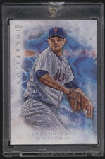 2017 Topps Inception Steven Matz Mets Blue Jays Blank Back True 1/1