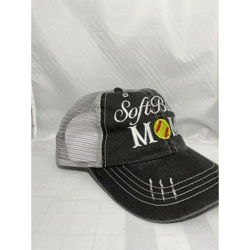 Softball Mom Hat. Game Day Hat. Softball Mom Embroidered Hat. - Picture 2 of 5