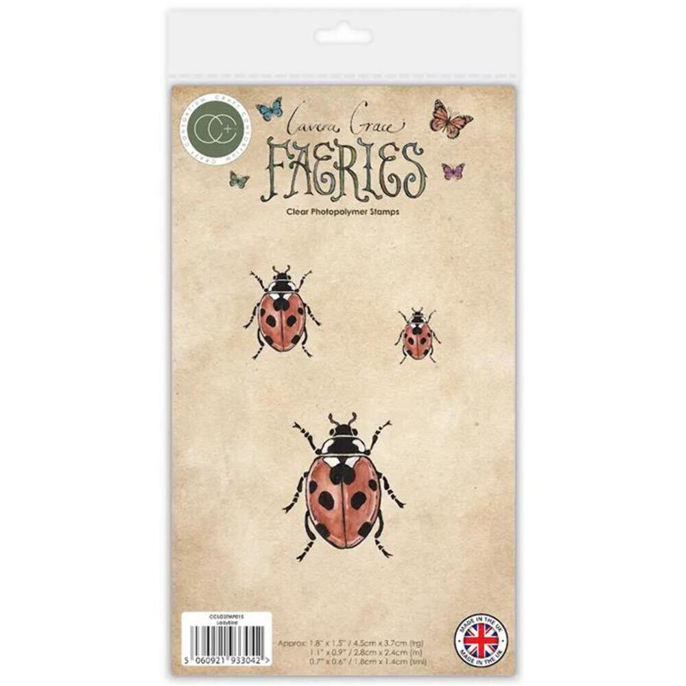 FAERIES Ladybird - Photopolymer Stamp Set by Craft Consortium