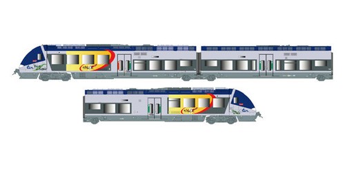 LS Models 10075 3-tlg. Triebzug AGC X76743/76744 "Metrolor" SNCF, Beleuchtung | Zustand: Neu