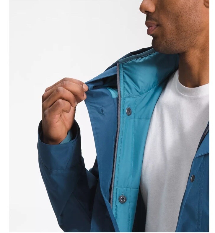 New The North Face Men's Large Fine Pine Jacket with Removable