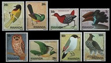 Ruanda 1980 - Mi-Nr. 1019-1026 ** - MNH - V&ouml;gel / Birds