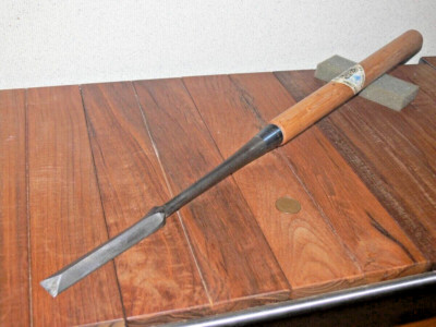 Kikuhiromaru Tsuki Nomi Japanese Slick Push Chisels Dovetail Shinogi 18mm Unused
