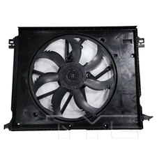 TYC 625010 Dual Radiator and Condenser Cooling Fan Assembly