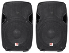 2 Rockville SPGN108 10" Passive 800W DJ PA Speakers ABS Lightweight Cabinet 8ohm
