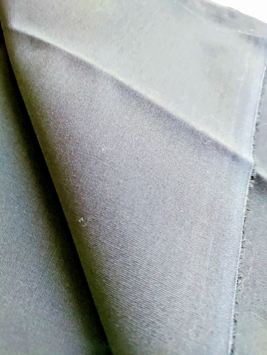 FABRIC REMNANT NOS LIGHT WEIGHT BLACK COTTON 33" X 42" - Picture 3 of 3