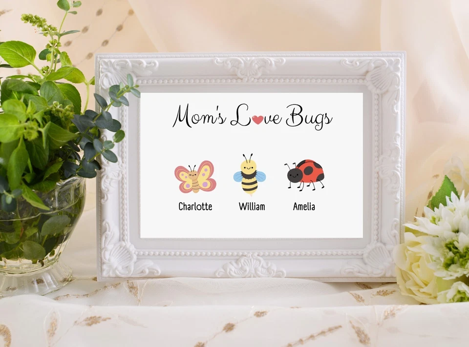 Personalized Valentine s Day home decor/ art print lovebug - Image 4 of 4