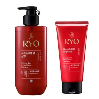 Ryo Hambitmo Damage Care Shampoo 480ml Damage Care Treatment 300m SET K-Beauty