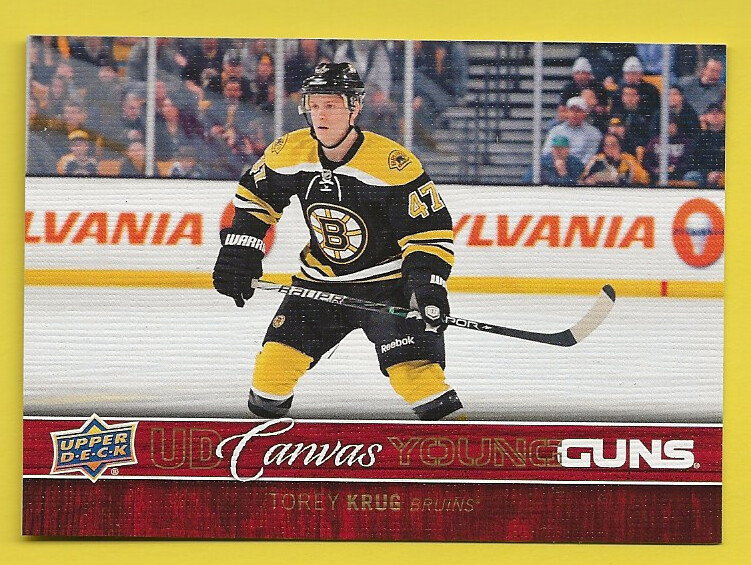 2012-13 Upper Deck UD Canvas YG Young Guns RC Torey Krug
