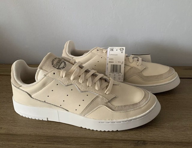 EE6030 ADIDAS SUPERCOURT ECRU TINT MENS SHOES SIZE 11 FREE SHIPPING SNEAKERS NEW | eBay