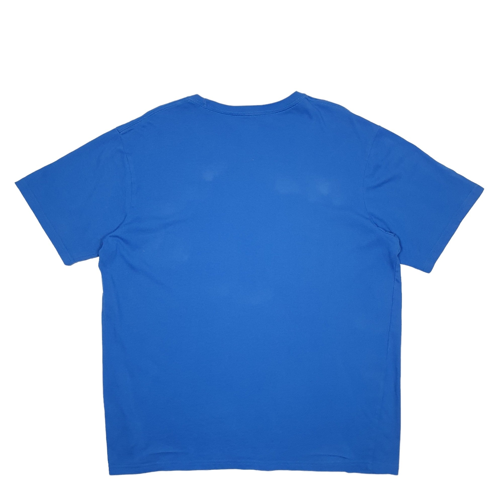 REEBOK Blue T Shirt Tee Spellout Short Sleeve Cotton Blend  &  Polyester Mens XL image 2