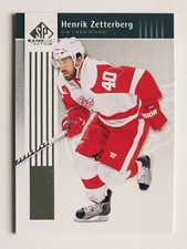 HENRIK ZETTERBERG 2011-12 Upper Deck SP Game Used Base #29 Detroit Red Wings