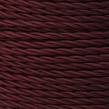 Twisted Fabric Cable 3 Core 0.75mm Silk Braided Vintage Lighting Flex