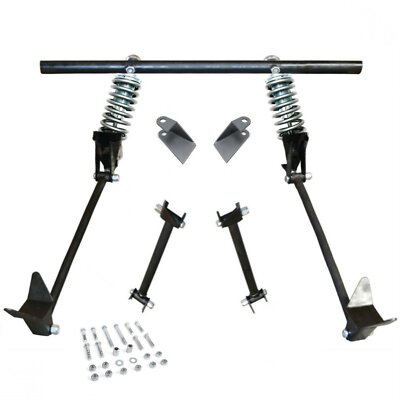 Triangulated Rear 4-link w/ Coilovers 31 1931 Model A Tudor, Fordor, Deluxe