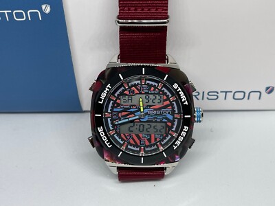 Briston Streamliner Adventure Analog/Digital Burgundy NEW 221144.SA.SR.41.NBD