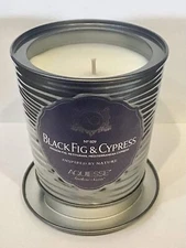Aquiesse Black Fig & Cypress  Candle 11 oz Luxury Tin Candle  100 Hour Burn Time