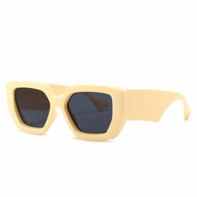 Oversized Thick Frame Square Sunglasses Retro Men's Women Outdoor UV400 Glasses