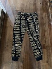 Men  s marvel sleep pants size large gold/black