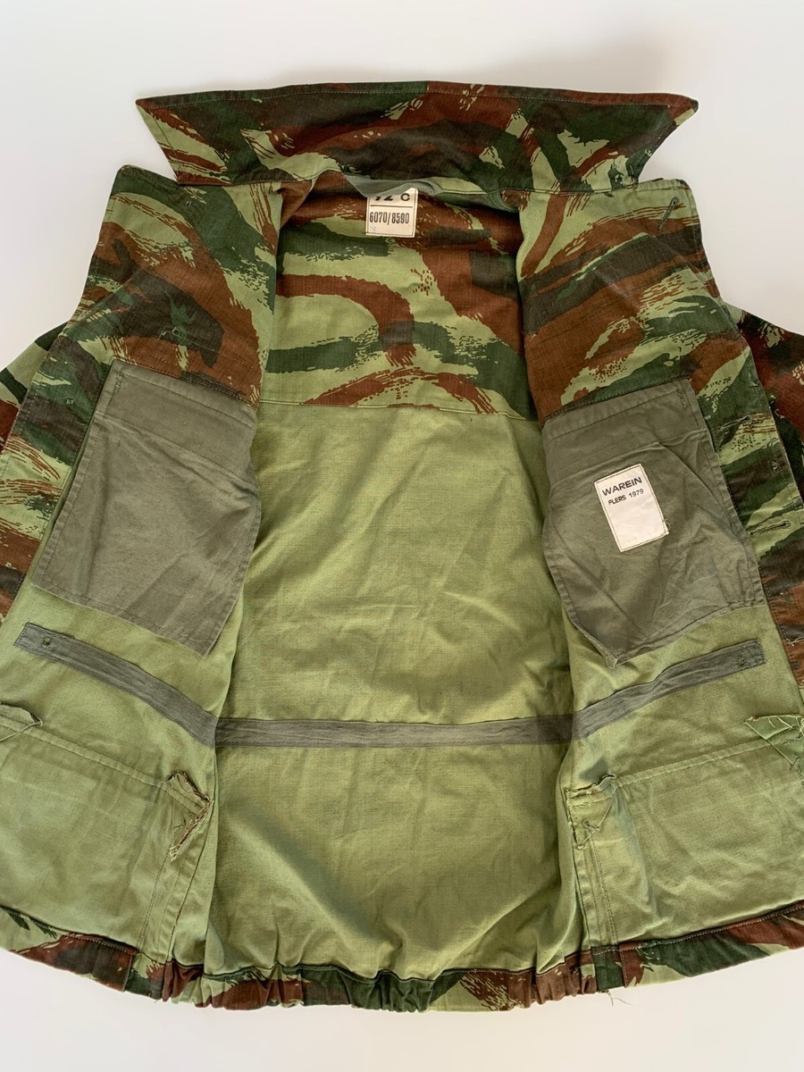 VTG Old French TTA Mle M47 Lizard Coat Jacket Algeria Africa War