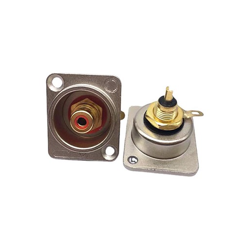 2/4/10X Female RCA Panel Mount Chassis Socket Connector 86 Panels Gold Plated - Picture 8 of 16