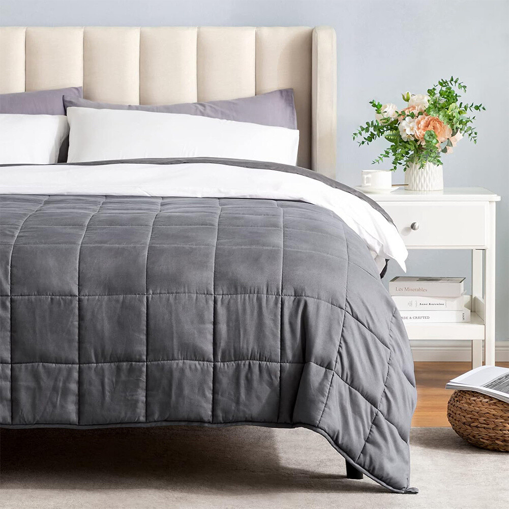 Gravity Weighted Blanket Double Single King Anxiety Therapy Sleep Adult