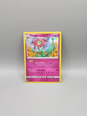 Florges - 152/236 - Holo Rare Sun & Moon: Cosmic Eclipse Pokemon 2019