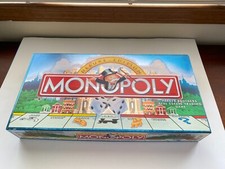 Vintage Monopoly 1995 Deluxe Edition Parker Bros. COMPLETE Gold Tokens and TRAIN